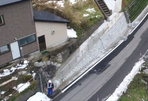 種里町柳田線交通安全対策工事