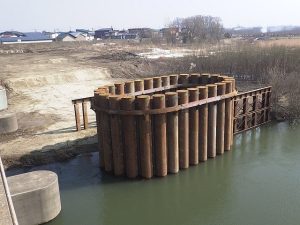 岩木川保安橋橋脚基礎（Ｐ５）工事